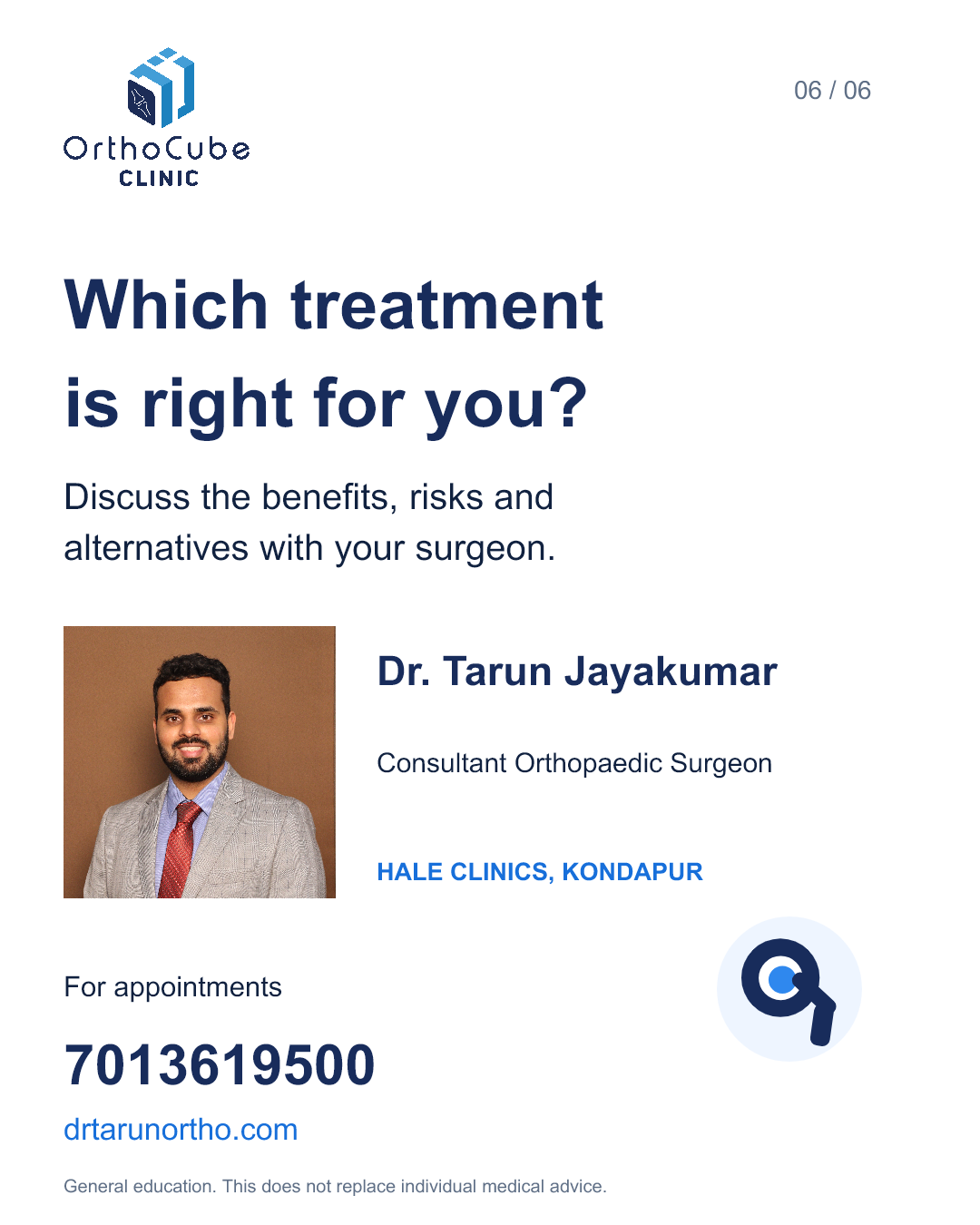 Hip replacement myths and facts in English – slide 6